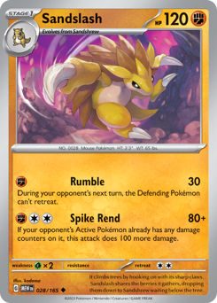 Sandslash (MEW 28/165)