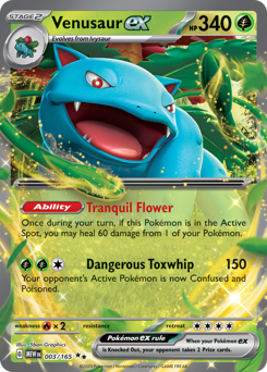 Venusaur ex (MEW 3/165)