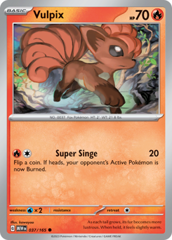 Vulpix (MEW 37/165)