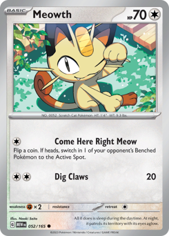 Meowth (MEW 52/165)