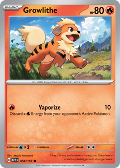 Growlithe (MEW 58/165)