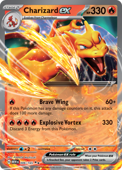 Charizard ex (MEW 6/165)