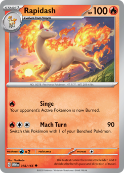 Rapidash (MEW 78/165)