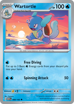 Wartortle (MEW 8/165)