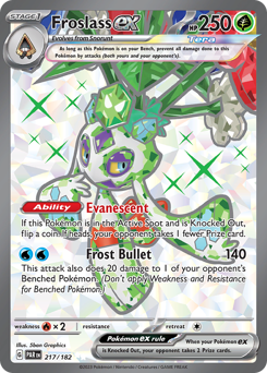 Froslass ex (PAR 217/182)