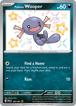 Wooper de Paldea / Paldean Wooper (PAF 180/91)