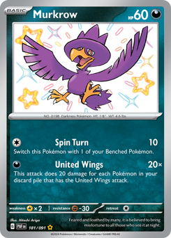 Murkrow (PAF 181/91)