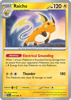Raichu (PAF 19/91)