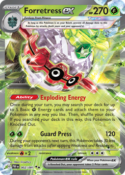 Forretress ex (PAF 2/91)