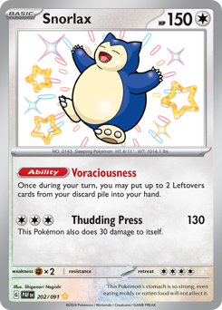 Snorlax (PAF 202/91)