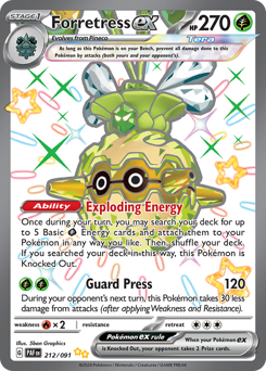 Forretress ex (PAF 212/91)