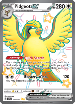 Pidgeot ex (PAF 221/91)