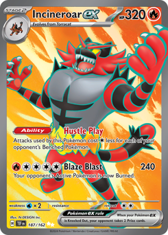 Incineroar ex (TEF 187/162)