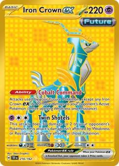 Chifres Férreos ex / Iron Crown ex (TEF 216/162)