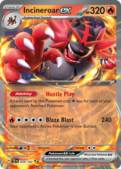 Incineroar ex (TEF 34/162)