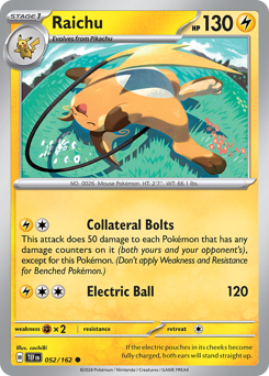 Raichu (TEF 52/162)
