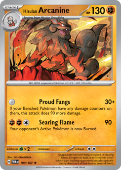 Arcanine de Hisui / Hisuian Arcanine (TWM 100/167)