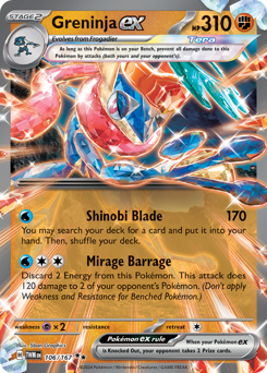 Greninja ex (TWM 106/167)