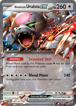 Ursaluna Lua Sangrenta ex / Bloodmoon Ursaluna ex (TWM 141/167)