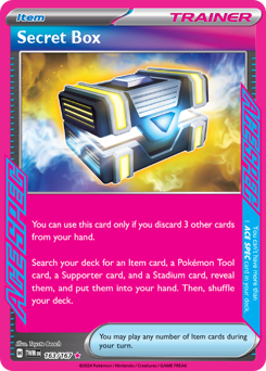 Caixa Secreta / Secret Box (TWM 163/167)