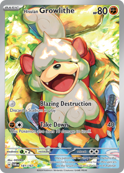 Growlithe de Hisui / Hisuian Growlithe (TWM 181/167)