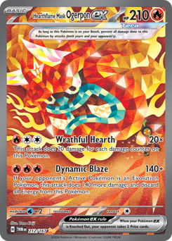 Ogerpon Máscara Fornalha ex / Hearthflame Mask Ogerpon ex (TWM 212/167)