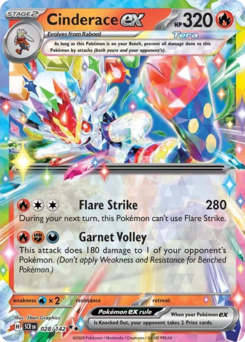 Cinderace ex (SCR 28/142)