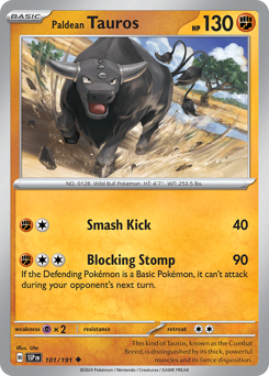 Tauros de Paldea / Paldean Tauros (SSP 101/191)