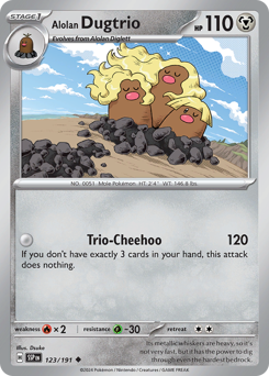 Dugtrio de Alola / Alolan Dugtrio (SSP 123/191)