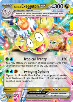 Exeggutor de Alola ex / Alolan Exeggutor ex (SSP 133/191)