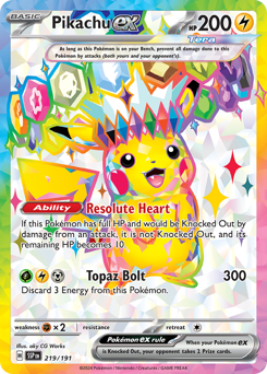 Pikachu ex (SSP 219/191)