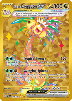 Exeggutor de Alola ex / Alolan Exeggutor ex (SSP 248/191)