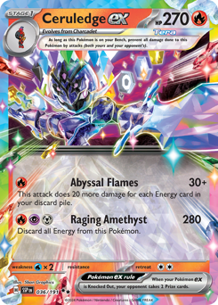 Ceruledge ex (SSP 36/191)