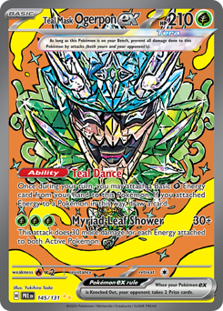 Ogerpon Máscara Turquesa ex / Teal Mask Ogerpon ex (PRE 145/131)