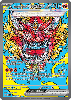 Ogerpon Máscara Fornalha ex / Hearthflame Mask Ogerpon ex (PRE 148/131)