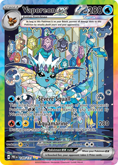 Vaporeon ex (PRE 149/131)
