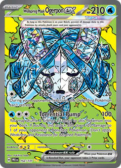 Ogerpon Máscara Nascente ex / Wellspring Mask Ogerpon ex (PRE 152/131)
