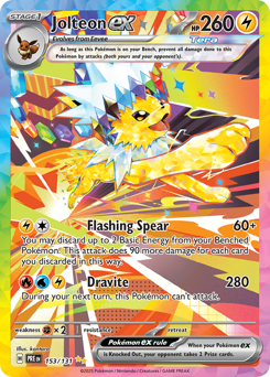Jolteon ex (PRE 153/131)