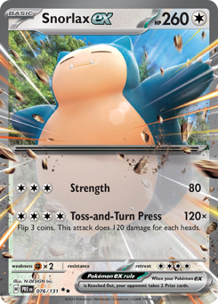 Snorlax ex (PRE 76/131)