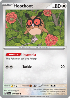 Hoothoot (PRE 77/131)