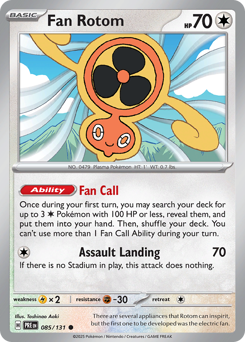 Rotom Ventilador / Fan Rotom (PRE 85/131)