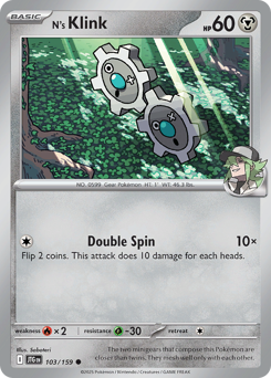 Klink do N / N's Klink (JTG 103/159)