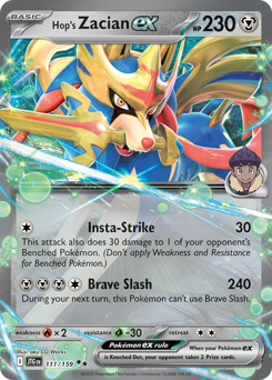Zacian ex do Lupo / Hop's Zacian ex (JTG 111/159)