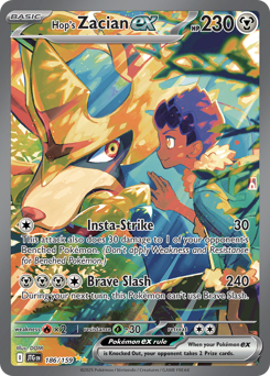 Zacian ex do Lupo / Hop's Zacian ex (JTG 186/159)