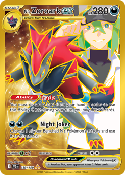 Zoroark ex do N / N's Zoroark ex (JTG 189/159)