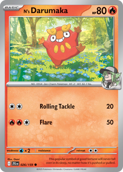 Darumaka do N / N's Darumaka (JTG 26/159)