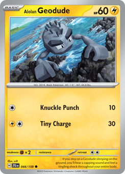 Geodude de Alola / Alolan Geodude (JTG 44/159)