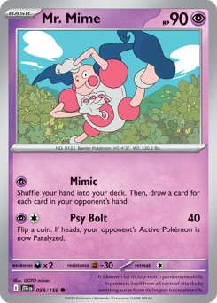 Mr. Mime (JTG 58/159)