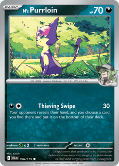 Purrloin do N / N's Purrloin (JTG 96/159)