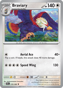 Braviary (BLK 78/86)